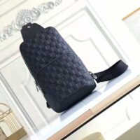 Louis Vuitton LV Unisex Avenue Slingbag NM Damier Infini Cowhide Leather (7)