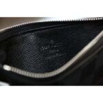 Louis Vuitton LV Unisex Coin Card Holder Damier Graphite Coated Canvas Cowhide Leather – Image 8