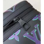 Louis Vuitton LV Unisex Comet Messenger PM Black Borealis Calf Cowhide Leather - immagine 11