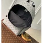 Louis Vuitton LV Unisex Discovery Backpack Anthracite Gray Calf Leather Cowhide Double Zip - Bild 6