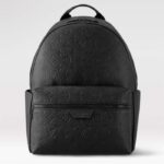 Louis Vuitton LV Unisex Discovery Backpack Black Calf Leather Cowhide Double Zip