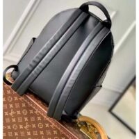 Louis Vuitton LV Unisex Discovery Backpack Black Calf Leather Cowhide Double Zip (4)