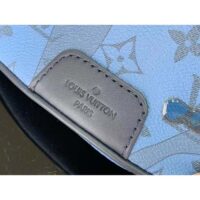 Louis Vuitton LV Unisex Discovery Bumbag Abyss Blue Monogram Aquagarden Coated Canvas (2)