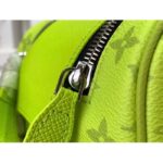 Louis Vuitton LV Unisex Dopp Kit Neon Yellow Monogram Coated Canvas Taiga Cowhide Leather - Image 8