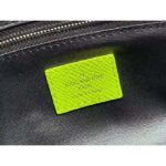 Louis Vuitton LV Unisex Dopp Kit Neon Yellow Monogram Coated Canvas Taiga Cowhide Leather - Image 10