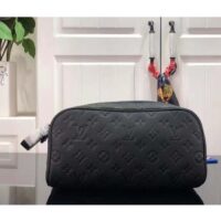 Louis Vuitton LV Unisex Dopp Kit Toilet Pouch Taurillon Monogram Leather Cowhide (4)