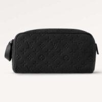 Louis Vuitton LV Unisex Dopp Kit Toilet Pouch Taurillon Monogram Leather Cowhide (4)