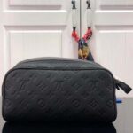 Louis Vuitton LV Unisex Dopp Kit Toilet Pouch Taurillon Monogram Leather Cowhide - Image 4