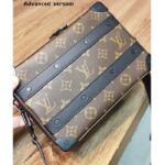 Louis Vuitton LV Unisex Handle Soft Trunk Monogram Macassar Coated Canvas Cowhide Leather - Bild 4