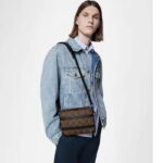 Louis Vuitton LV Unisex Handle Soft Trunk Monogram Macassar Coated Canvas Cowhide Leather - Bild 12