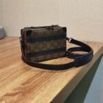 Louis Vuitton LV Unisex Handle Soft Trunk Monogram Macassar Coated Canvas Cowhide Leather - Bild 5