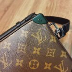 Louis Vuitton LV Unisex Handle Soft Trunk Monogram Macassar Coated Canvas Cowhide Leather - Bild 7