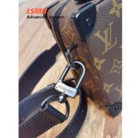 Louis Vuitton LV Unisex Handle Soft Trunk Monogram Macassar Coated Canvas Cowhide Leather (2)
