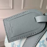 Louis Vuitton LV Unisex Keepall Bandoulière 25 Crystal Blue Monogram Aquagarden Coated Canvas - immagine 10