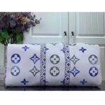 Louis Vuitton LV Unisex Keepall Bandoulière 45 Monogram Coated Canvas Textile Lining - Image 3