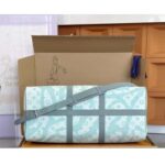 Louis Vuitton LV Unisex Keepall Bandoulière 50 Crystal Blue Monogram Aquagarden Coated Canvas – Image 6