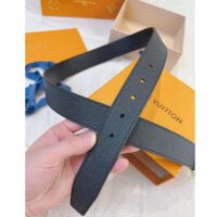 Louis Vuitton LV Unisex LV Pont Neuf 35mm Belt Taiga Calf Leather (2)