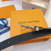 Louis Vuitton LV Unisex LV Pont Neuf 35mm Belt Taiga Calf Leather (2)