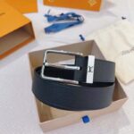 Louis Vuitton LV Unisex LV Pont Neuf 35mm Belt Taurillon Calf Leather - Image 2