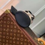 Louis Vuitton LV Unisex Nano Bucket Black Lotus Cotton Cowhide Leather - Image 5