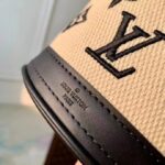Louis Vuitton LV Unisex Nano Bucket Black Lotus Cotton Cowhide Leather - Image 7