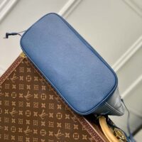 Louis Vuitton LV Unisex Neverfull MM Gradient Blue Monogram Empreinte Embossed Cowhide Leather (1)