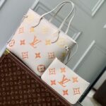 Louis Vuitton LV Unisex Neverfull MM Neutral Gradient Monogram Empreinte Embossed Cowhide Leather - Image 2