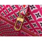 Louis Vuitton LV Unisex Neverfull MM Pink Monogram Coated Canvas Textile Lining - Image 10