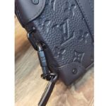 Louis Vuitton LV Unisex Soft Trunk Wearable Wallet Black Taurillon Monogram Leather - Imagen 9