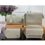 Louis Vuitton LV Unisex Takeoff Messenger Sage Cowhide Leather Textile Lining - Imagen 8