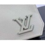Louis Vuitton LV Unisex Takeoff Messenger Sage Cowhide Leather Textile Lining - Imagen 6