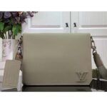 Louis Vuitton LV Unisex Takeoff Messenger Sage Cowhide Leather Textile Lining - Imagen 2