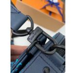 Louis Vuitton LV Unisex Trio Messenger Navy River Blue Calf Leather Textile Lining - Bild 13