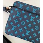 Louis Vuitton LV Unisex Trio Messenger Navy River Blue Calf Leather Textile Lining - Bild 5
