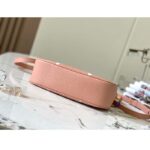 Louis Vuitton LV Women Bagatelle Mini Hobo Handbag Pink Embossed Grained Cowhide Leather – Image 5