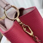 Louis Vuitton LV Women Capucines BB Handbag Magenta Jasmine Pink Taurillon Cowhide Leather - Image 9