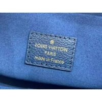 Louis Vuitton LV Women Félicie Pochette Gradient Blue Monogram Grained Cowhide Leather (7)