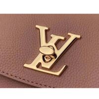 Louis Vuitton LV Women Lockme Ever Mini Handbag Pink Grained Calf Leather (1)