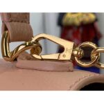 Louis Vuitton LV Women Lockme Ever Mini Handbag Pink Grained Calf Leather - Image 9
