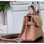 Louis Vuitton LV Women Lockme Ever Mini Handbag Pink Grained Calf Leather - Image 5