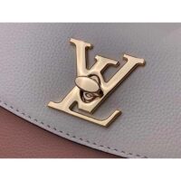 Louis Vuitton LV Women Lockme Ever Mini Handbag Rose Quartz Trianon Grained Calf Leather (3)