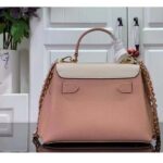 Louis Vuitton LV Women Lockme Ever Mini Handbag Rose Quartz Trianon Grained Calf Leather - Imagen 3