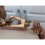 Louis Vuitton LV Women Lockme Ever Mini Handbag Rose Quartz Trianon Grained Calf Leather - Imagen 8