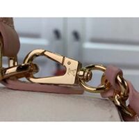 Louis Vuitton LV Women Lockme Ever Mini Handbag Rose Quartz Trianon Grained Calf Leather (3)