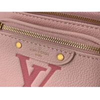 Louis Vuitton LV Women Mini Bumbag Monogram Pink Monogram Empreinte Embossed Supple Grained Cowhide (7)