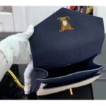 Louis Vuitton LV Women Mylockme Chain Bag Navy Blue Grained Calf Leather - Bild 6