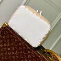 Louis Vuitton LV Women Néonoé MM White Cotton Cowhide Leather (6)