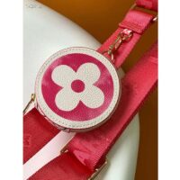 Louis Vuitton LV Women Onthego PM Pink Monogram Coated Canvas Textile Lining (8)