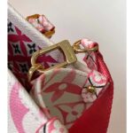Louis Vuitton LV Women Onthego PM Pink Monogram Coated Canvas Textile Lining - Image 9