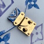 Louis Vuitton LV Women Pochette Métis MM Blue Monogram Coated Canvas - immagine 8